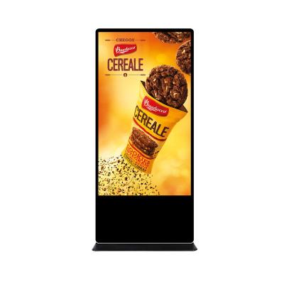 China 55 Inch Floor Indoor POS Digital Signage And Display LCD Kiosk Totem for sale