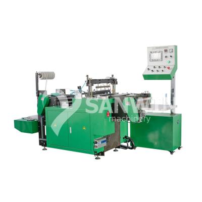 China Factory High Speed ​​Heat Cutting OPP BOPP Plastic Side Seal Bag Making Machine (400pcs/min) for sale