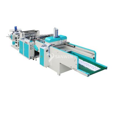 China Biodegradable Factory PP PE T-shirt Vest Plastic Bag Making Machine for sale