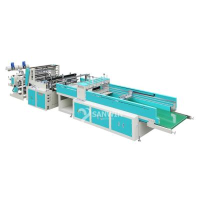 China Factory Purchasing Carry Poly Nylon Polythene Garbage Biodegradable T-shirt Patch LDPE HDPE PE Cloth Plastic Bag Making Machine for sale