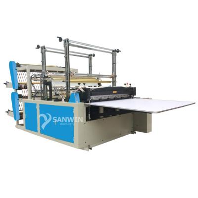 China Factory Shopping Garbage Carry Handle Bottom Sealing Cold Cutting Bag Making Machine for sale