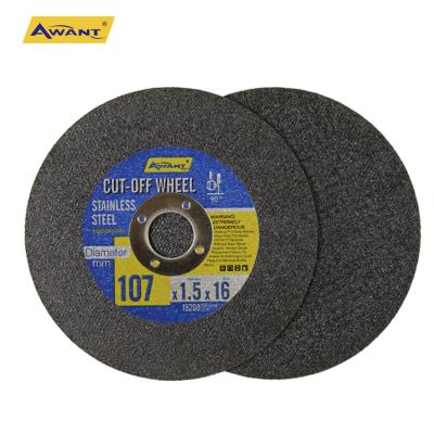 China One Inch 107mm T41 1 Mesh Disc Wheel Cutting Wheel Metal Mesh Cutting Disc 4 Cut Out Wheel For Stainless Steel Iron Economical Awant Black for sale