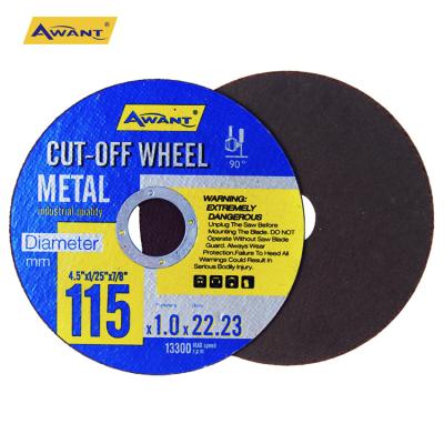 China Two Mesh Cutting Disc 115mm 4.5 Inch T41 2 Net Disc Wheel Cutting Wheel Cut Out Wheel For Stainless Steel Iron Metal Awant Premium Black for sale