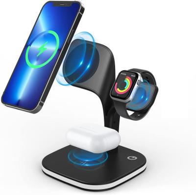 China Smart Watch Wireless Charger 5 in 1 18W Fast Charging Station for iWatch 7 6/5/4/3/2/1 for AirPods pro for 13Pro Max/13 Pro/13/12/11/11 pro for sale