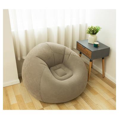 China Foldable Custom Living Room Sofa Bed Inflatable Sofa Chairs PVC Lazy Sofa Seat Bean Bag Chair for sale