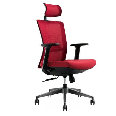 China Modern Office Furniture Computer Mesh Staff Chair (Height)Adjustable Ergonomic Desk Chair With Wheels for sale