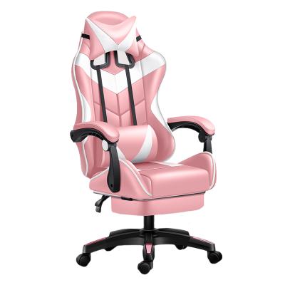 China (Size) 2021 New Arrival Adjustable Racing Fixed Armrest Computer Lounge Silla Gamer PC Gaming Chair for sale