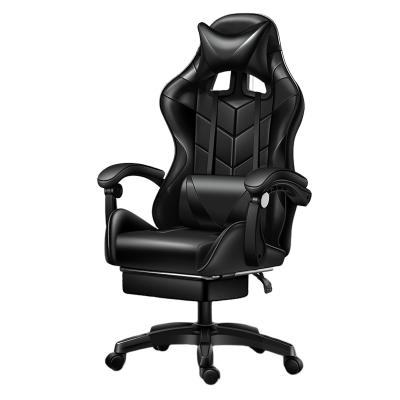 China New Design Adjustable Leather Recliner Swivel (Height) OEM Ergonomic Computer Gaming Chair With Footrest for sale