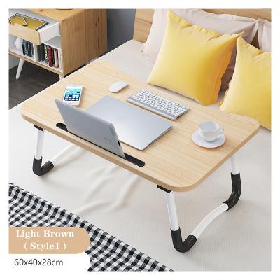 China New Design Folding Laptop Table Bed Folding Study Desk Writing Folding Student Tables for sale