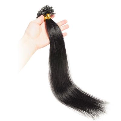 中国 Long Lasting Color U Tip Hair Plant Keratin Unprocessed Virgin Hair Multi Tip Hair Extensions For EUR 販売のため