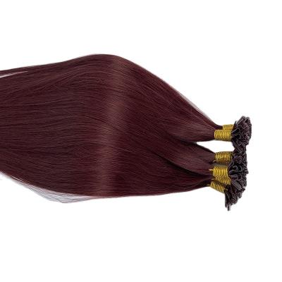 中国 Best price new soft popular real human hair extension wigs for women u tip hair extensions made in china 販売のため