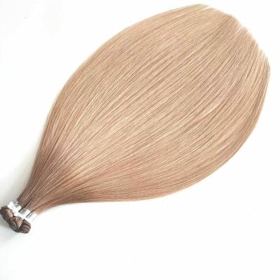 중국 Soft Virgin Remy Hair Free Sample Thick and Healthy Hand Tied Cheap Weft Braided Hair Weft Hair Extension 판매용