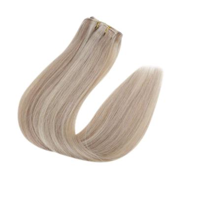 China Free Sample 12A Soft Shiny Mink Hair 100% Soft Russian Hair Shiny Cuticle Aligned Raw Virgin Human Hair Machine Hair Weave zu verkaufen