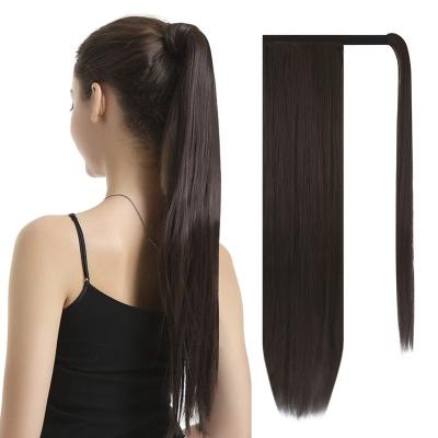 中国 Cuticle Aligned Unprocessed Human Hair Extensions Without Tangle China Remy Hair Clip In Ponytail Hair Extensions For Woman 販売のため