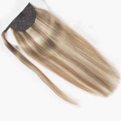 中国 100% Remy Hair Straight /Curly Raw Cuticle Aligned Human Hair Lace Clip In Ponytail Hair Extensions 販売のため