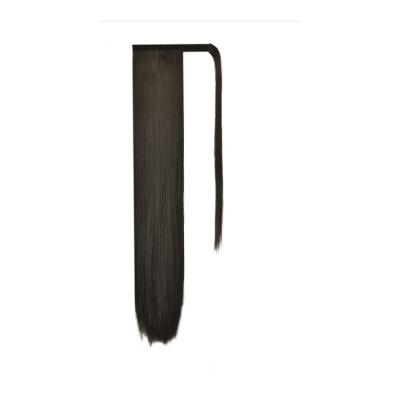 중국 Hot Sale 100% Remy Hair Natural Wave Hair Raw Cuticle Aligned Tangle Free Clip In Hair Ponytail Extensions 판매용