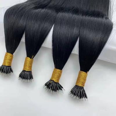 China Nano Ring Human Hair Extensions Virgin/Remy Hair Nano Thick Soft Soft Ring Human Hair Extensions Te koop