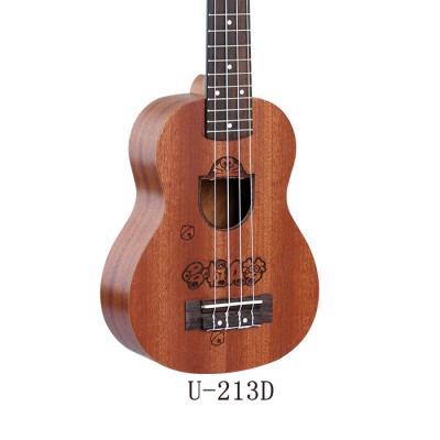 China Sapele Best Price China Engrave Ukulele Caesar Ukulele All Sapele for sale