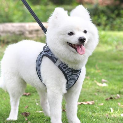 China OEM Logo Wholesale Soft Pet Reflective Pull Dog Harness Adjustable Leash No Set Designer Custom Reversible Harness Vest Dog Harness for sale