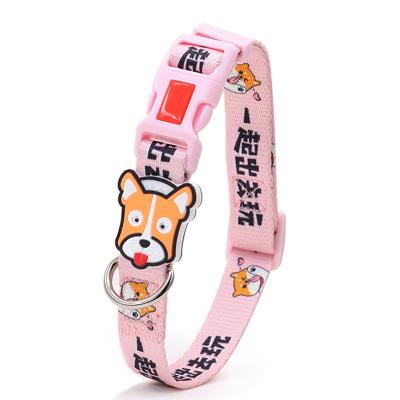 China Designer Wholesale Adjustable Pet Collars Accessories Personalized Luxury Cute Dog Collar Cat Bell Collar For Pets for sale