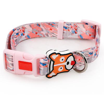 China Factory Custom Designer Dog Collar Customize Custom Personalized Waterproof Adjustable Pet Supplies Dog Collars for sale