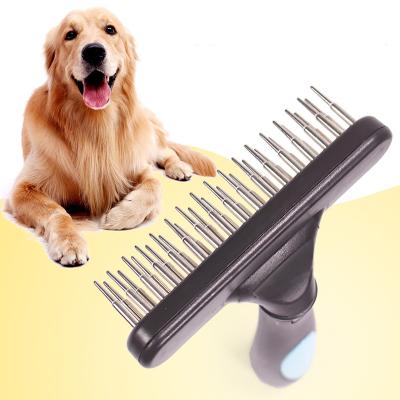 China Viable Cat Comb Dog Hair Remover Brush Pet Grooming Slicker Slicker Needle Comb Removes Messy Self Cleaning Pet Supplies Accessories for sale