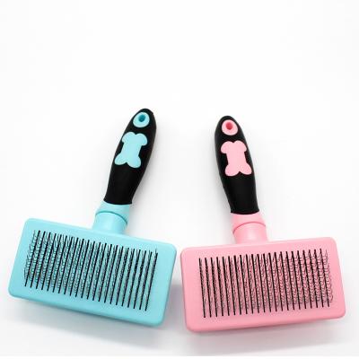 China Viable Pet Grooming Comb Shedding Hair Remove Dog Cat Supplies Pet Supplies Needle Brush Mold Slicker Massage Tool for sale