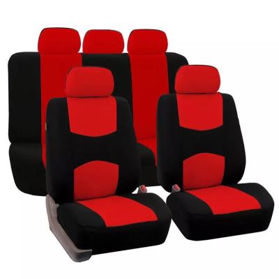 China Hot Selling Car Seat Cover Polyester Durable Fabric Seat Cover Disposable Seat Cover for sale