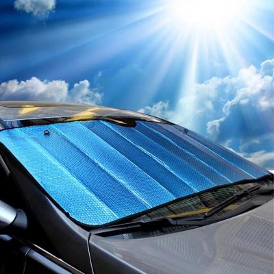 China Sunshade Interior Hot Block Windshield Sunshade Sunshade Sunshade UV Lowering UV Sun Visor Sun Shades for sale