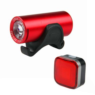 China 2289+2287 Lumen Outdoor Bicycle Activites 350 Light Set USB Charging Front Light COB Safety Warning Light for sale