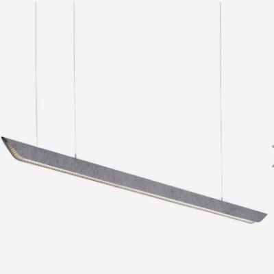 China Modern ECOJAS Li70 Customized Design Sound Insulation Dimmable Polyester Fabric Linear LED Lights for sale