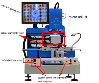 China Optical Vision BGA Reballing Station WDS-750 For Macbook Motherboard for sale