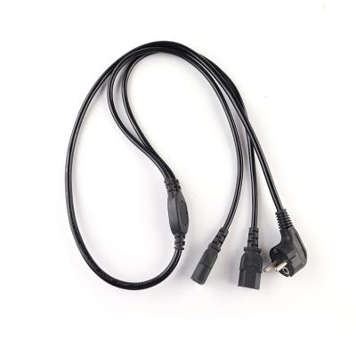 China Industrial 1.8M One Split Two NC Plug AC Power Cable For S17 S17pro T17 S19 Pro Power Supply AC Cord for sale