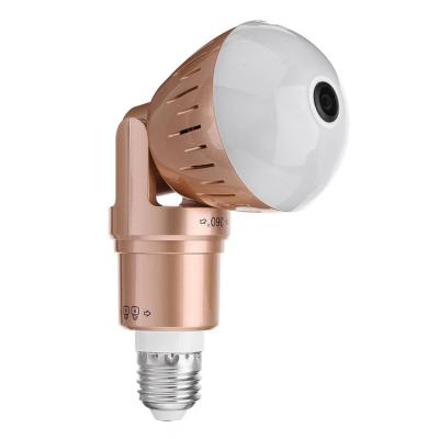 China Panoramic Mini Security IP Camera hidden 360 degree waterproof/waterproof by wifi camera bulb 1080P for sale