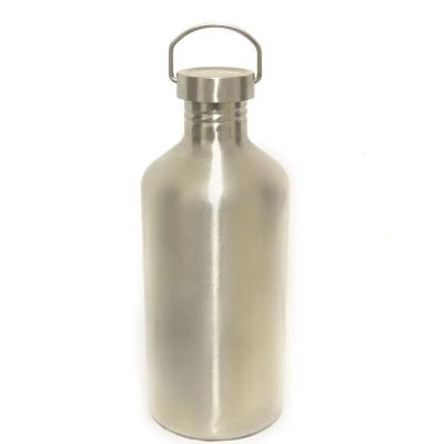 China Sustainable Outdoor Water Bottle Vacuum Flask Thermos Stainless Steel Keep Hot Cold Sports Insulated Recycling Water Bottle for sale