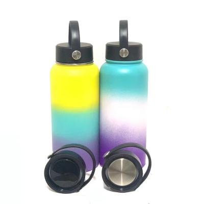 China Sustainable Coated Double Wall Vacuum Insulated Stainless Steel Sports Water Bottles for sale