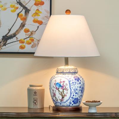 China Indoor lighting design china E27E26 ceramic hotel bedroom nightstand living room office study ceramic table lamp sale brand for sale