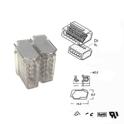 China Seamless 5 Pin Electrical Quick Connector For Power Use In Junction Box for sale