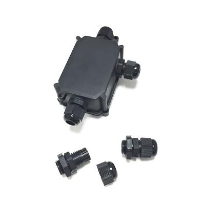 China Waterproof IP66 3way Cable Box For 4 Pole Connector for sale