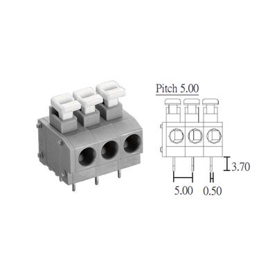 China Connecting Wire 2 Poles Screwless PCB Quick connect lug with for simple solid for sale