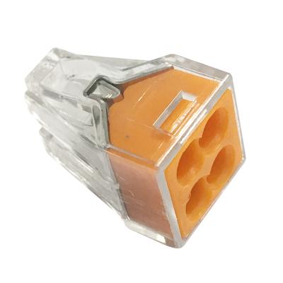 China Original Power Wago Push 773-104 4Pole Wire Connector For Junction Box for sale