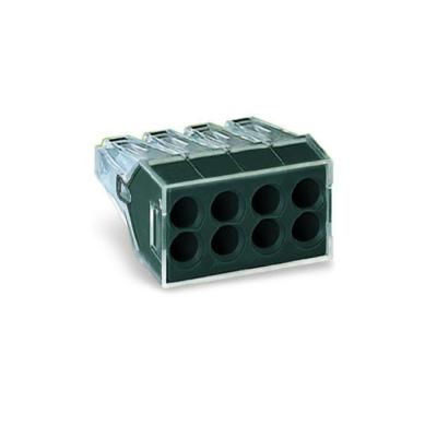 China Power Size Wago Quality 773-108 8 Pin Push Wire Connector For Junction Box for sale