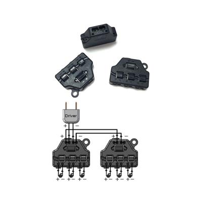 China Power New Product In Parallel Fast Screwless 3 Way Connect Cable Splitter For Electric for sale