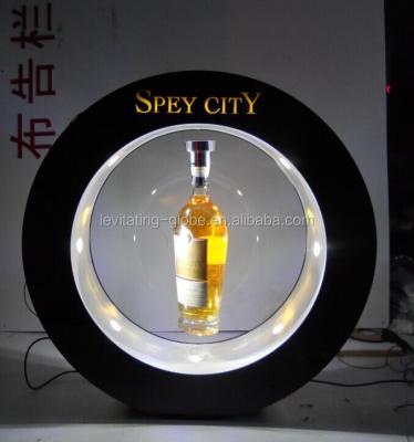 China Levitation and rotation in the air new promotional ideas, rotating levitation bottle exhibitor display for sale