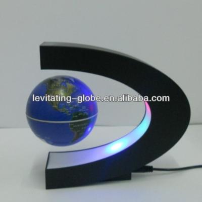 China Levitation and rotation in the air 2014 new display idea! magnetic levitation rotary led world globe for sale