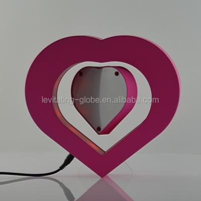 China Levitation and rotation in 2014 new arrival, levitation pink air photo frame picture frame, led levitation photo rotation frame for sale