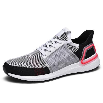 China Daliy Lifestyle Hot Selling High Elastic Flight Knit Outdoor Running Men Shoes Sport Shoes Men for sale