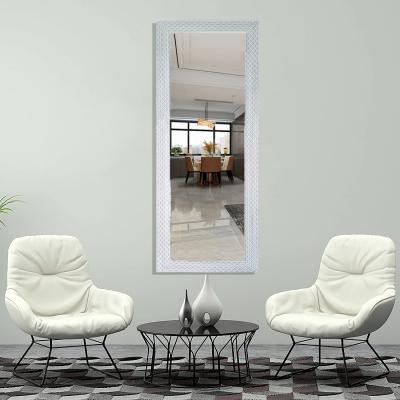 China Large large custom glamorous metal rectangular frame polystyrene bathroom hanging wall mirror espejo long integral spiegel spiegel for sale