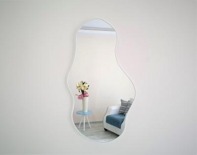 China Large Large Irregular Large Irregular Herschel Bathroom Vanity Wall Hanging Wall Mirror Espejo Integral Spiegel Custom Wholesale Minimalist for sale