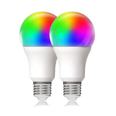 China Residential Smart Led Light Bulb RGB Cordless Dimmable Multicolor Wifi E27 B22 7w 9w 12w With Remote Control Led Smart Bulb for sale